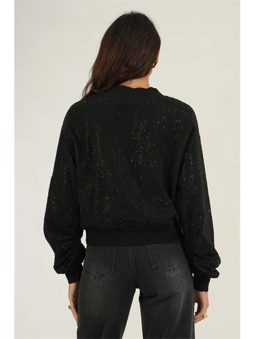 Felpa Callion con crystalli Twenty Fourhaitch | CALLIONNERO